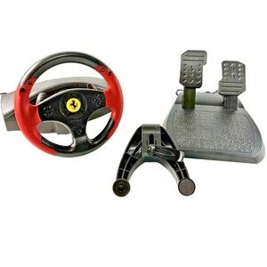 Thrustmaster Ferrari Red Legend Edition Racing Wheel and Pedals PS3 & PC Tested